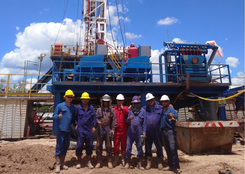 南美阿根廷石油開采固控設備現場案例