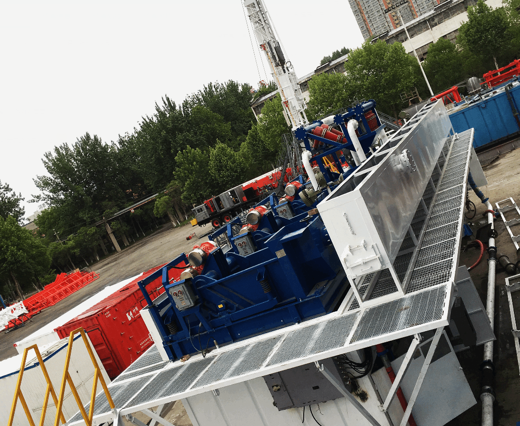 中海油海洋鉆井人工島固控系統