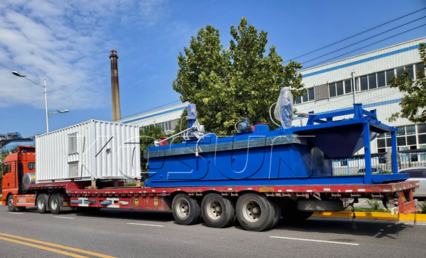 科迅3套油基泥漿處理系統發往新疆克拉瑪依