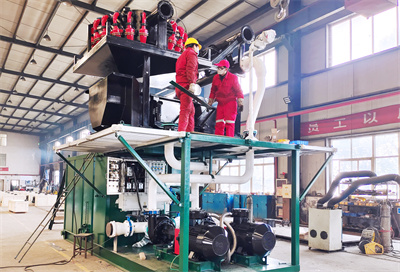 西安科迅（KOSUN）設計生產的黑犀牛系列一體化撬裝鉆井泥漿清潔器系統發往中亞-土庫曼斯坦國。