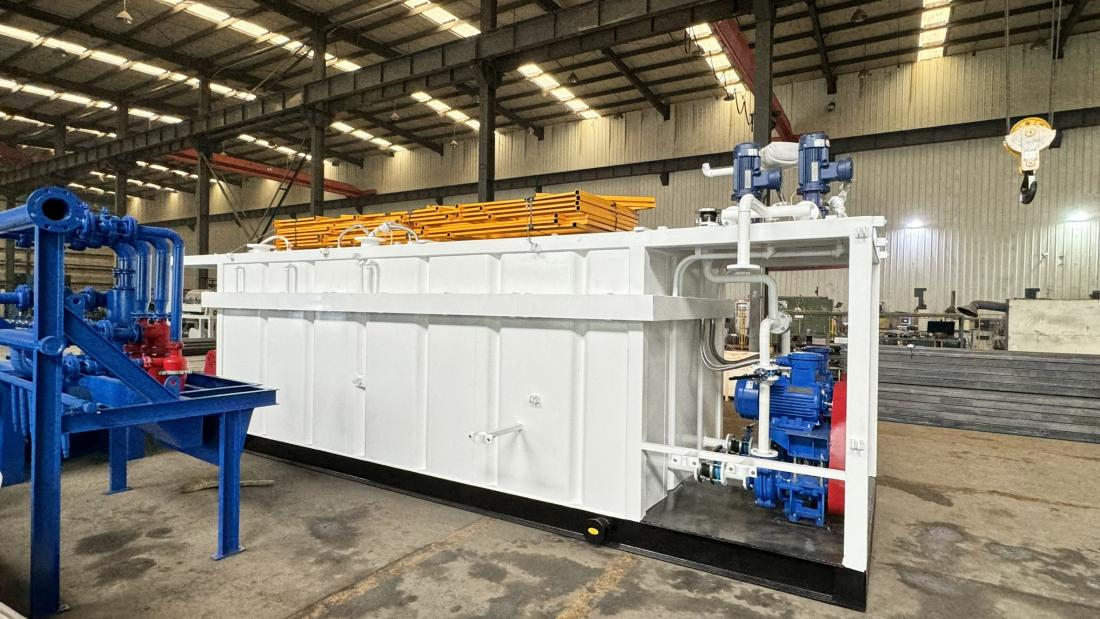 旋流除砂系統發往國內某項目現場投入使用