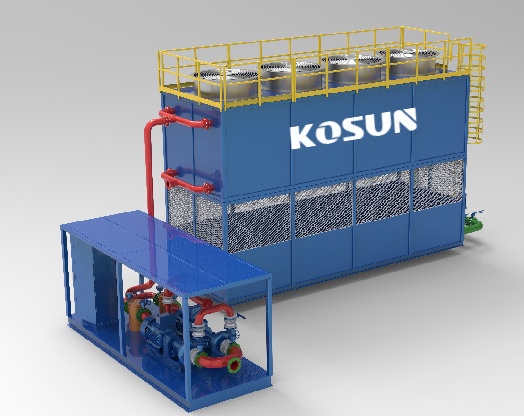 科迅機械泥漿冷卻系統:高效降溫,破解熱井深井鉆井難題!